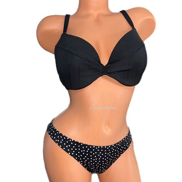 Victorias Secret Swim Twist Removable Push-Up Padding Bikini top & Bottom Set - Picture 5 of 5